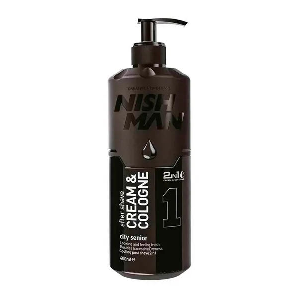 Loción + Colonia para Después de Afeitar Nishman 2 en 1 1 City Senior 400ml